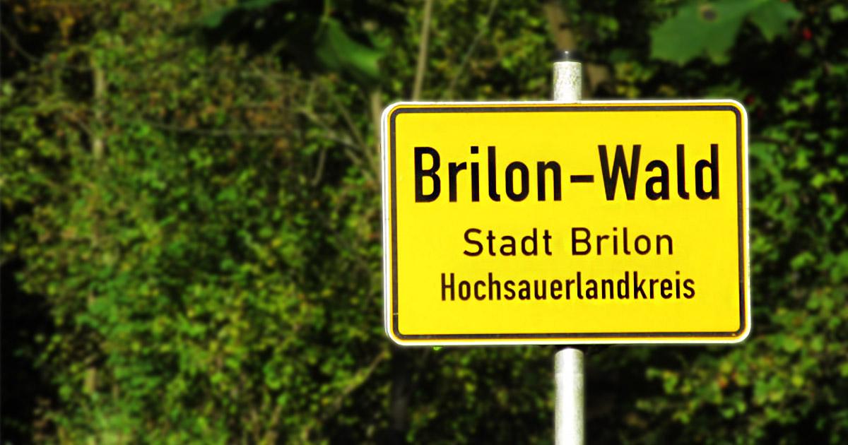 14.03.Brilon Wald Ortsschild