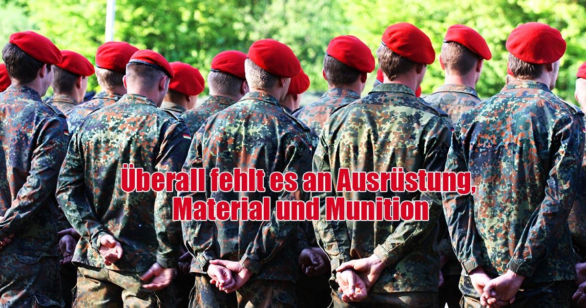 Bundewehr Ueberall fehlt es an Ausruestung Material und Munition Brilon Totallokal