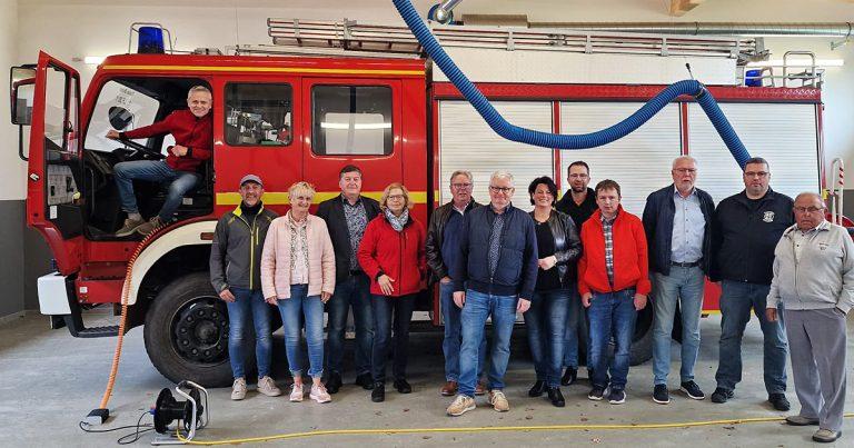 SPD Ratsfraktion besichtigt neues Feuerwehrhaus Madfeld Brilon Totallokal