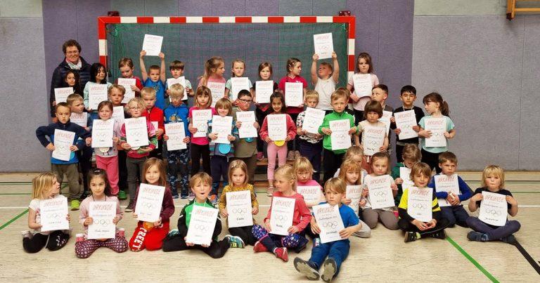 Schulkind Olympiade Kindergarten Brilon Totallokal