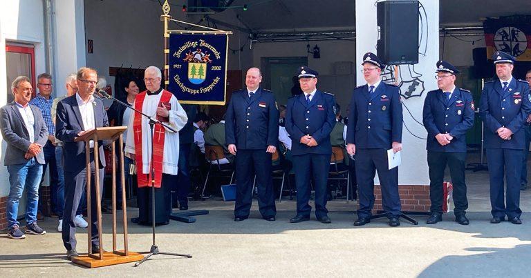 Anbau am Feuerwehrhaus Hoppecke eingeweiht