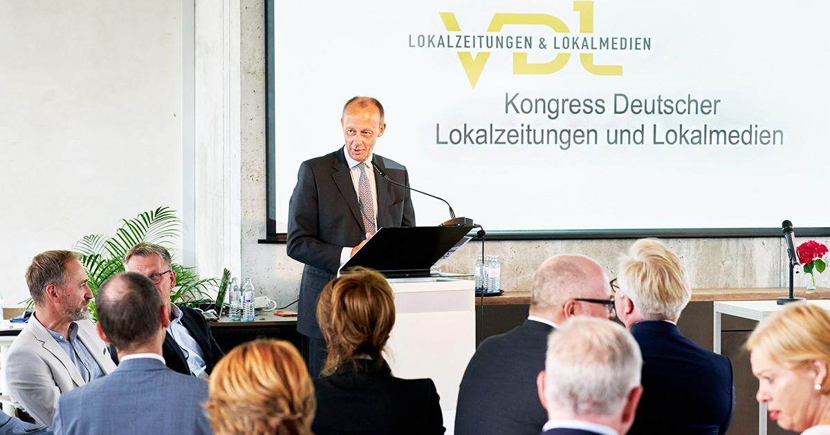 Friedrich Merz Lokalzeitungen Lokalmedien