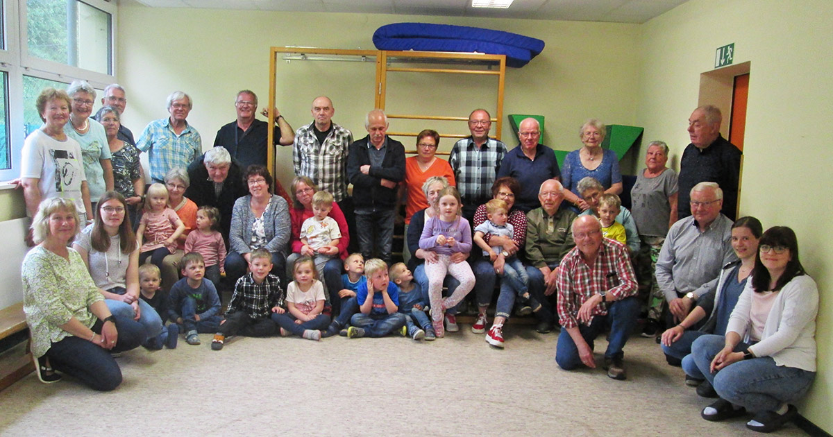 Grosseltern und Urgrosseltern im Kindergarten „Spatzennest in Messinghausen