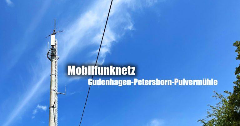 Funkturmmast an der Bahntrasse Gudenhagen Pulvermuehle