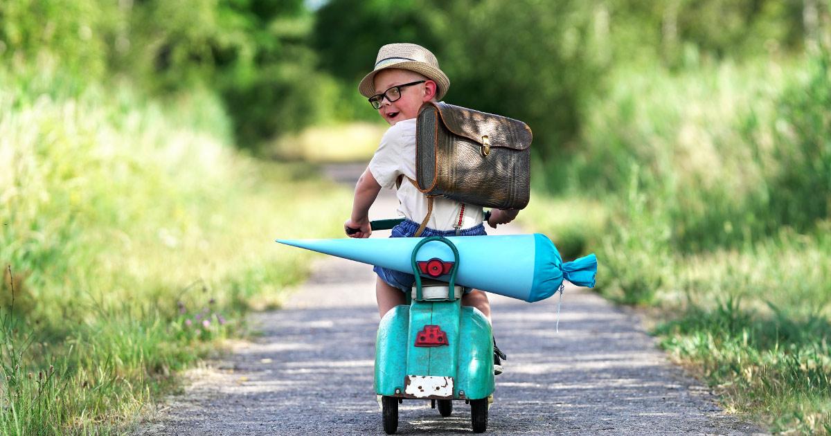 Schulweg Einschulung