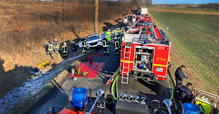 Feuerwehr Thuelen Unfall