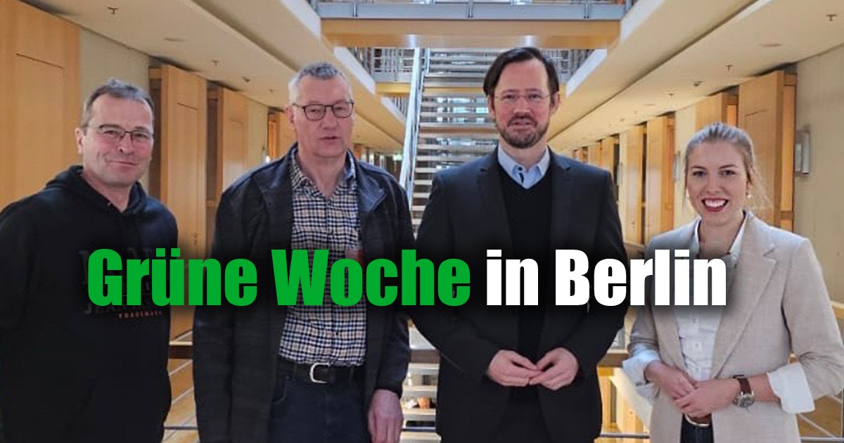 Gruene Woche in Berlin Wiese