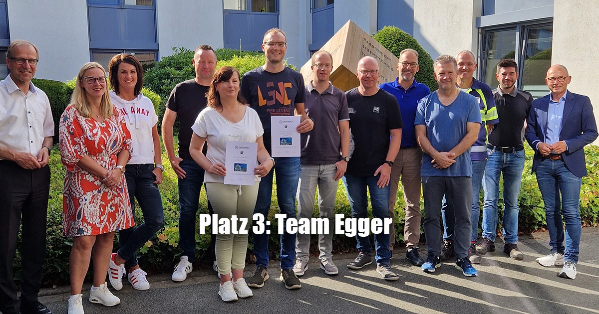 3. Platz -Team Egger